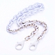 Персонализированные ожерелья-цепочки из акрила и пластика ccb NJEW-JN02824-01-1