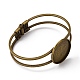 Accessoire de bricolage de bracelet en laiton MAK-Q011-73AB-25mm-2