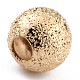 Perles en laiton plaqué durable KK-O133-004A-G-3