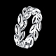 925 de moda plata de ley tailandesa anillos de dedo de plata RJEW-BB18818-2
