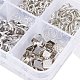 PandaHall Elite Basics Class Lobster Clasp And Jewelry Jump Rings In A Box Jewelry Finding Kit Alloy Drop End Pieces 1 Box FIND-PH0002-01-NF-B-5