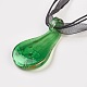 16inch  Foil Glass Necklace SLN001-4