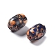 Perles de jaspe impériales naturelles G-C034-06D-3