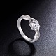 Shegrace 925 anillo de dedo de plata esterlina JR520A-3