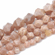 Chapelets de perles de sunstone naturelle naturelles G-S332-6mm-008-2