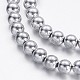 Electroplate Non-magnetic Synthetic Hematite Beads Strands G-A170-04C-P-1