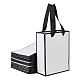 Складные бумажные подарочные пакеты с ручкой ABAG-WH0045-21A-1