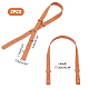 WADORN 2pcs Leather Shoulder Bag Strap DIY-WH0001-87A-3