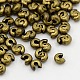 Brass Crimp Beads Covers KK-H289-AB-1