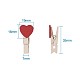 Wooden Craft Pegs Clips WOOD-TA0001-13-8