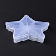 10 caja de plástico transparente rejillas X-CON-B009-06-3