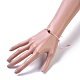 Nylon ajustable pulseras de abalorios trenzado del cordón BJEW-JB04417-5