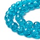 Crackle Glass Beads Strands CCG-Q001-8mm-06-3