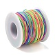 Cordón elástico de poliéster teñido en segmento redondo EC-YW0001-01-2