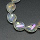 Chapelets de perles de cristal d'oeil de cheval en verre EGLA-F065A-01-1