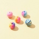 120Pcs 6 Colors Handmade Polymer Clay Beads CLAY-FS0001-33-4