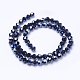 Electroplate Glass Beads Strand EGLA-J042-6mm-F01-3