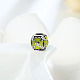 Large Hole Barrel with Clover 925 Sterling Silver Enamel European Stopper Beads STER-BB15859-5
