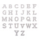 Alphabet Resin Rhinestone Patches DIY-TAC0005-45A-1