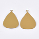 Spray Painted Eco-Friendly Iron Pendants IFIN-T009-18C-2