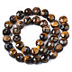 Natural Tiger Eye Beads Strands G-S359-370-2
