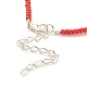 Halskette aus Glasperlen NJEW-JN03825-02-5