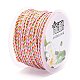 Cordón trenzado de nailon decorativo multicolor NWIR-Z003-E19-2
