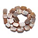 Chapelets de perles de sunstone naturelle naturelles G-K245-J08-01-2
