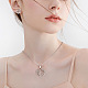 Kissitty 6 ensembles 6 ensemble de bijoux de coeur de style Saint Valentin SJEW-KS0001-01-6