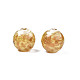 Perles vernissées de sable d'or manuelles  LAMP-T016-10H-2