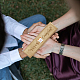Rechteckige Schwangerschaftstest-Aufbewahrungsbox aus Holz mit Schiebedeckel CON-WH0102-001-7
