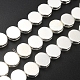 Chapelets de perles en hématite synthétique sans magnétiques G-B014-02S-1