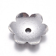 Tibetischen Stil Legierung Blume Perlenkappen TIBEP-S189-AS-RS-4