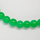 Spray Painted Glass Beads Strands X-DGLA-R001-10mm-21-2