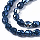 Chapelets de perles en verre opaques EGLA-T008-16-4