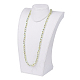 Synthetic Moonstone Beaded Multi-use Necklaces/Wrap Bracelets NJEW-K095-C05-4