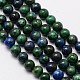 Chapelets de perles en chrysocolle et lapis lazuli naturelles G-M266-01-1