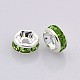 Brass Rhinestone Spacer Beads RB-A014-Z5mm-07S-NF-2