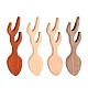 4 Colors Unfinished Wood Blank Spoon DIY-E026-02-1