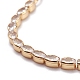 Cubic Zirconia Oval Tennis Bracelet for Men Women Gift BJEW-F417-05-RS-4