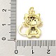 Brass Micro Pave Cubic Zirconia Pendants FIND-Z023-03C-3