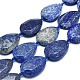 Chapelets de perle en lapis-lazuli naturel G-O179-J01-1