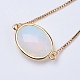 Natural & Synthetic Mixed Stone Pendant Necklaces NJEW-JN02064-3
