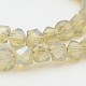 Fili di perle di vetro placcato EGLA-J076-PL01-1