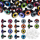 PandaHall Elite 40 Sets 10 Colors Plastic Doll Eyes DOLL-PH0001-28-1