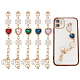 WADORN 5 Colors Phone Case Chain Strap AJEW-WR0001-40-1
