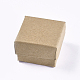 Красно-бумажные картонные шкатулки для драгоценностей CBOX-BC0001-06-2