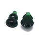 Natürliche grüne Onyx-Achat-Cabochons G-O175-17-2
