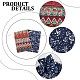 GORGECRAFT 20PCS 2 Styles Egyptian Ethnic Drawstring Gift Bags Bolo Cotton Cloth Sachet Flower Jewelry Pouches Sacks Floral Presents Treat Goodie Bags Candy Pouch for Mother's Day Holiday ABAG-GF0001-21-6