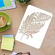 Wiederverwendbare Zeichenschablonen-Sets aus Kunststoff&nbsp;DIY-WH0172-311-3